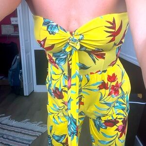 Jumpsuit yellow; size Small ; brand : no boundaries